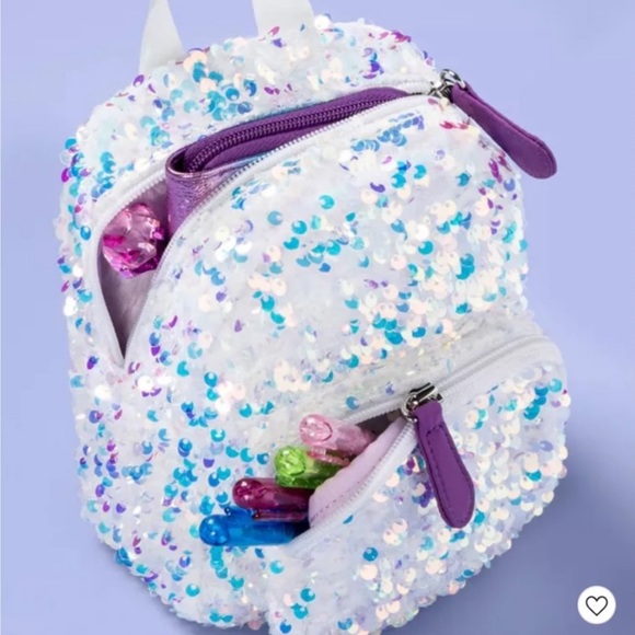 NWT More than magic sequin mini backpack - Picture 3 of 8